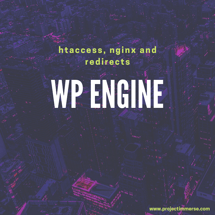 WPEngine, Nginx and htaccess
