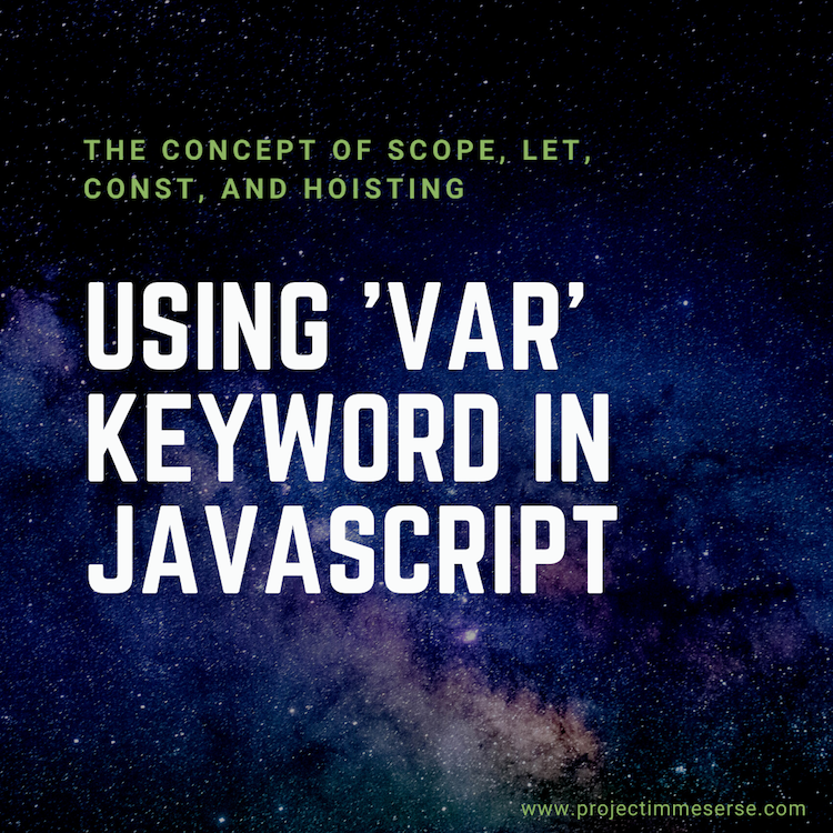 Using var in javascript