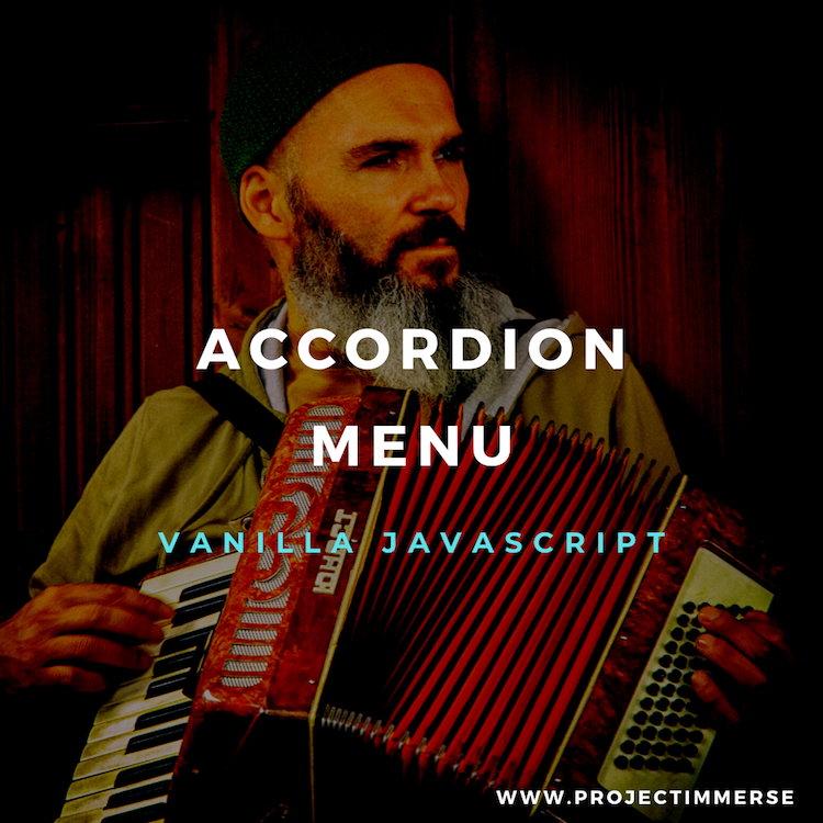 Accordion Menu in Vanilla Javascript