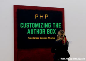Customizing the Author Box using the Genesis Theme