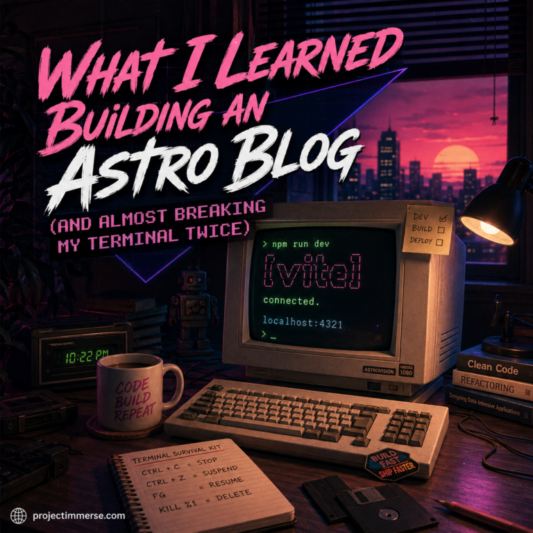 What I Learned Building an Astro Book Review App (And Almost Breaking My Terminal Twice)