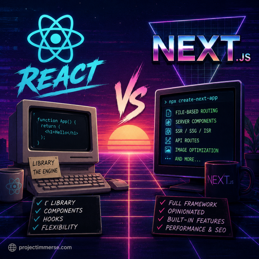 React vs. Next.js: What’s the Difference, and Why Should You Care?