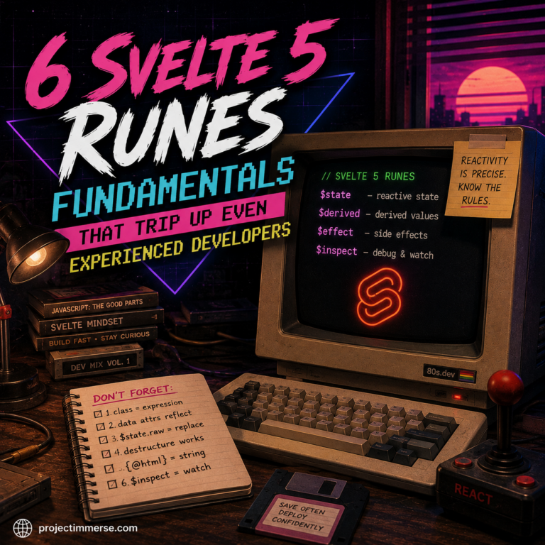 6 Svelte 5 Runes Fundamentals That Trip Up Even Experienced Developers