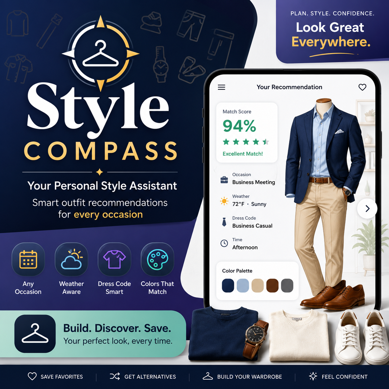 Style Compass wardrobe recommendation app